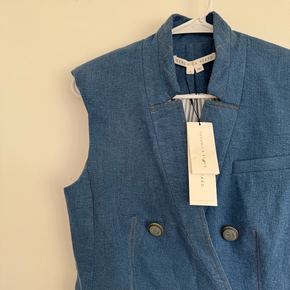 NWT Veronica Beard Amika Vest Size 4 - Picture 9 of 12